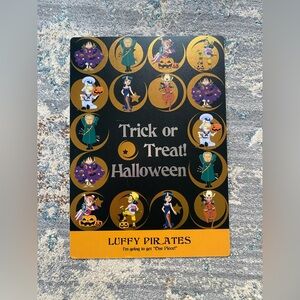 One Piece Luffy Pirates Halloween Pencil Board